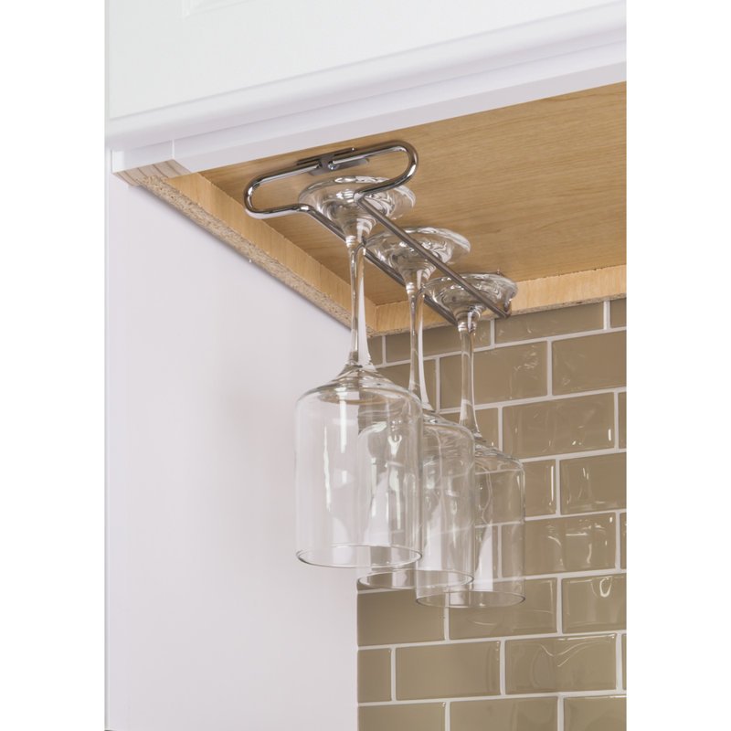 Hardware Resources Hanging Wine Glass Rack & Reviews Wayfair